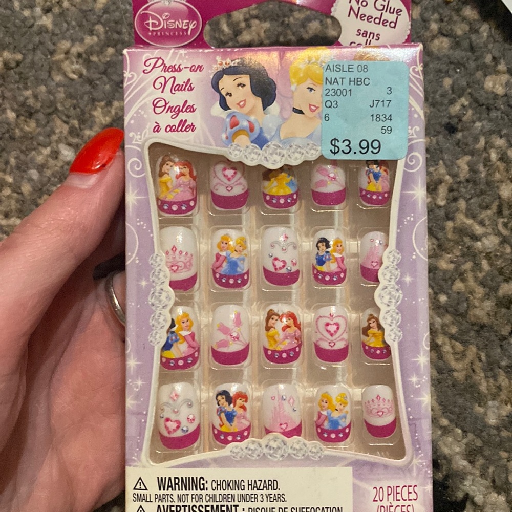 Glue on nails